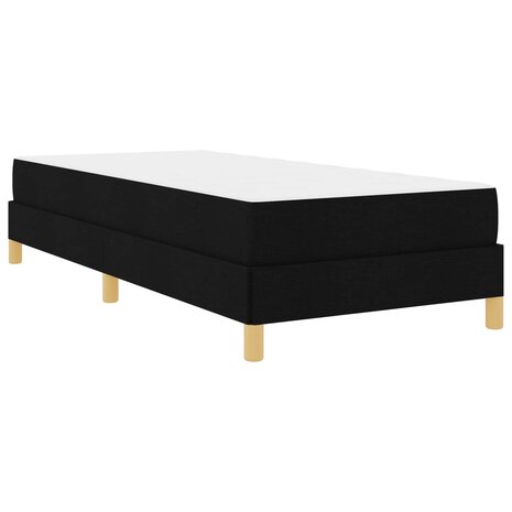 Boxspringbed met matras Zwart 90 x 190 cm Stof 4