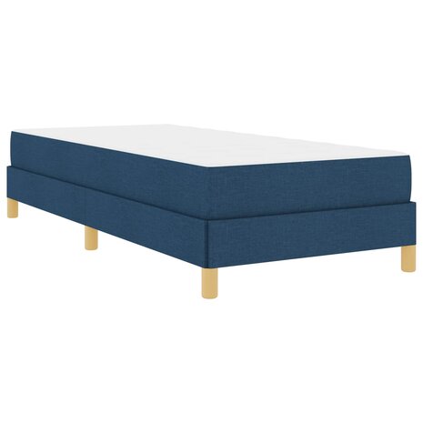 Boxspringbed met matras Blauw 90 x 190 cm Stof 4
