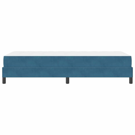 Boxspringbed met matras Donkerblauw 80 x 200 cm Stof 8