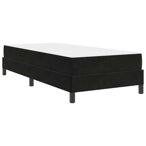 Boxspringbed met matras Zwart 90 x 200 cm Stof 4