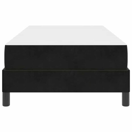 Boxspringbed met matras Zwart 90 x 200 cm Stof 7