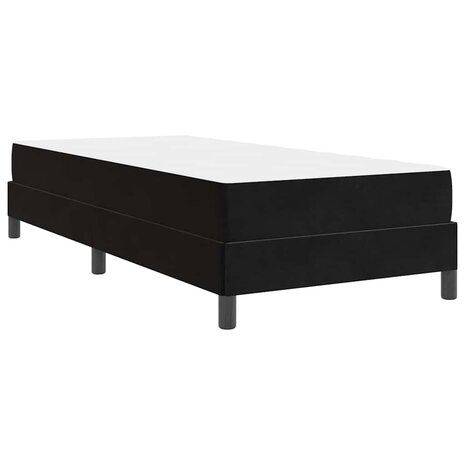 Boxspringbed met matras Zwart 90 x 200 cm Stof 9