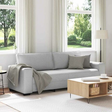 3-zitsbank Wolkengrijs 220x77x82 cm Stof 1