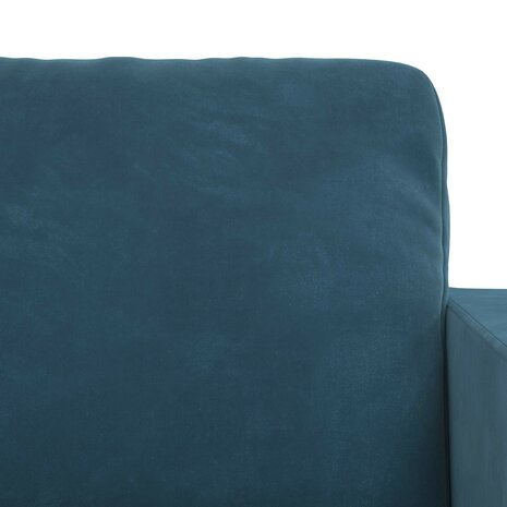 Bankstel 2 pcs Blauw 138 x 78 x 80 cm Fluweel 6