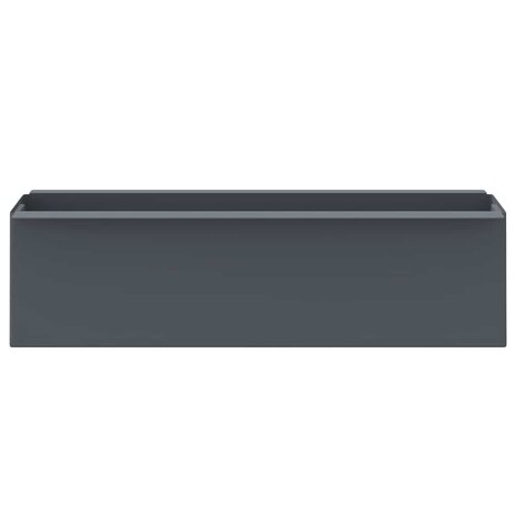 Bloembakken voor europallets 12 st 36x13,5x9,5 cm PP grijs 4