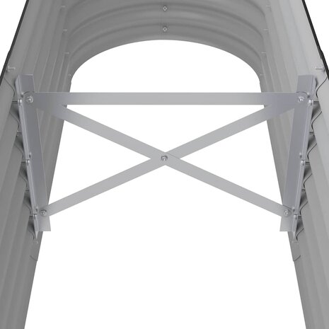 Plantenbak 152x40x36 cm gegalvaniseerd staal antracietkleurig 5