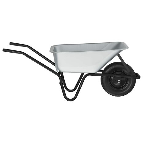 Kruiwagen Zilver en Zwart 141 x 60 x 57 cm Staal 6