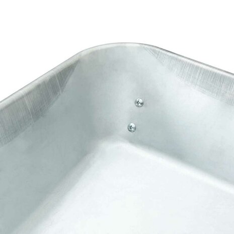 Kruiwagen Zilver en Zwart 124 x 73 x 65 cm Staal 8