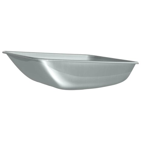 Vervanging voor kruiwagenlade Zilver 80 x 60 x 25 cm Staal 7
