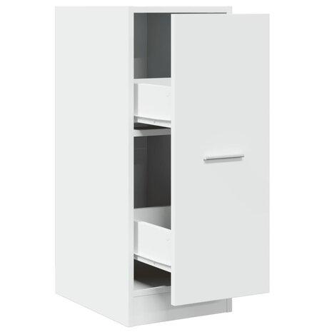 Apothekerskast Wit 30x41x77,5 cm Bewerkt Hout 2