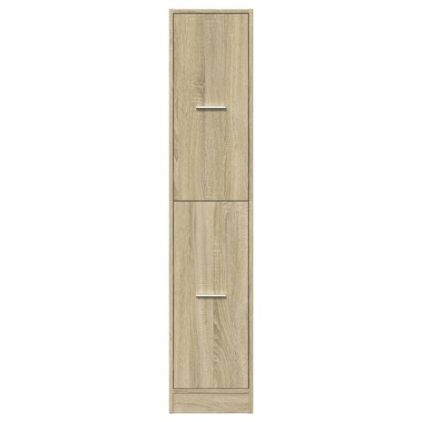 Apothekerskast Sonoma eiken 30x41x144,5 cm bewerkt hout 5