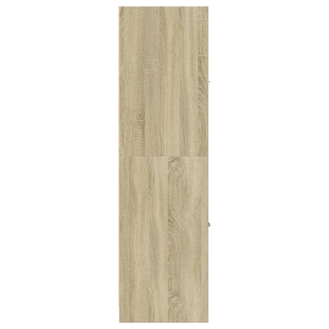 Apothekerskast Sonoma eiken 30x41x144,5 cm bewerkt hout 6