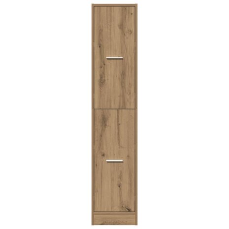 Apothekerskast Artisian Oak 30x41x144,5 cm bewerkt hout 5