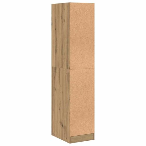 Apothekerskast Artisian Oak 30x41x144,5 cm bewerkt hout 7