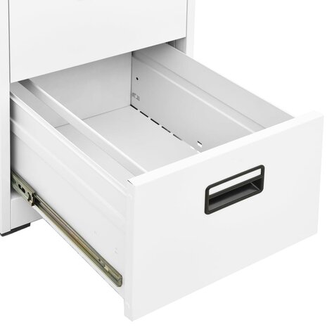 Archiefkast 46x62x72,5 cm staal wit 8