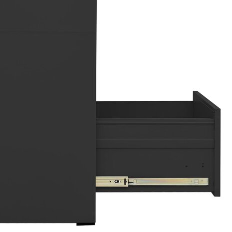 Archiefkast 46x62x72,5 cm staal antracietkleurig 7