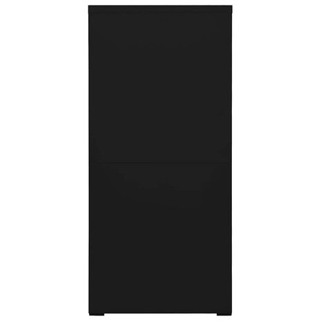 Archiefkast 46x62x133 cm staal zwart 3