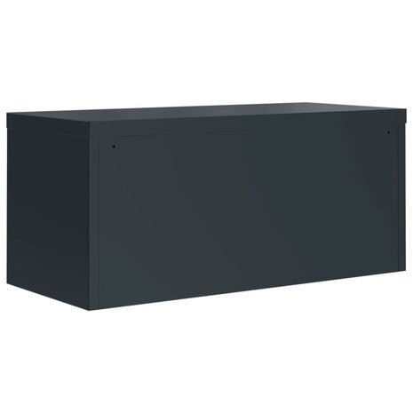 Archiefkast 90x40x40 cm staal antracietkleurig 6