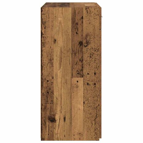Opbergkast met lade Oud hout 80 x 42,5 x 93,5 cm Bewerkt hout 5