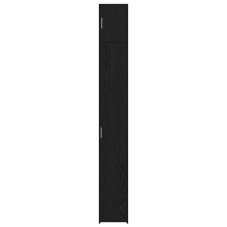 Opbergkast 3 pcs Zwart Eiken 30 x 42,5 x 225 cm 7