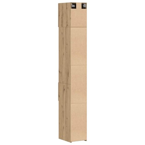 Opbergkast met lade 2 pcs Artisan Eiken 30 x 42,5 x 225 cm 9