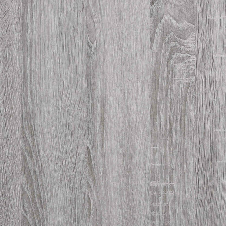 Platenkast 84,5x38x48 cm bewerkt hout grijs sonoma eikenkleurig 7