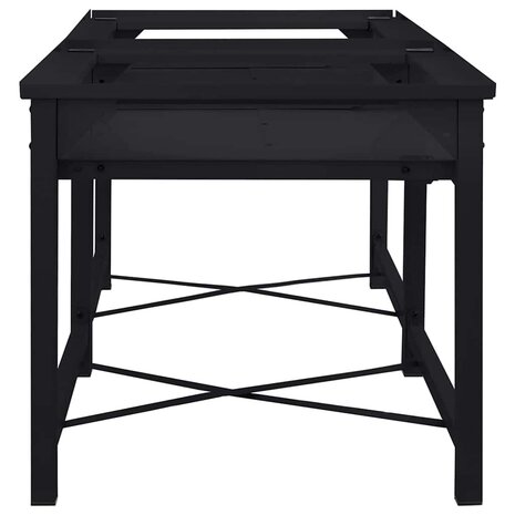 Wasmachineverhoger 2 stuks Zwart 120 x 56 x 52 cm Staal 4