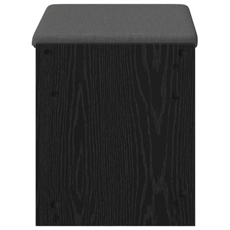 Halbank met kussen met plank Zwarte Eik 63 x 38 x 45 cm 6