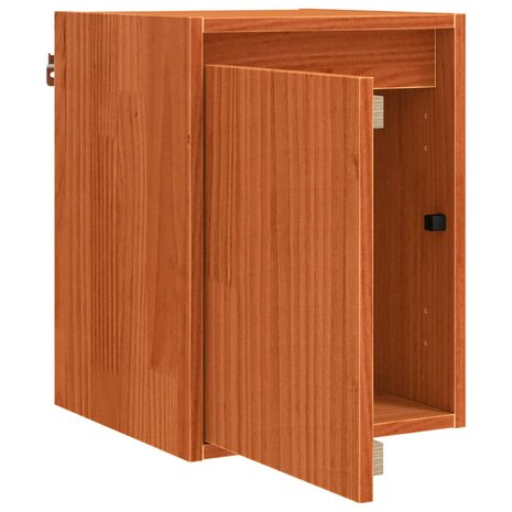 Wandkast met opslag Wasbruin 30 x 30 x 40 cm Massief grenenhout 5