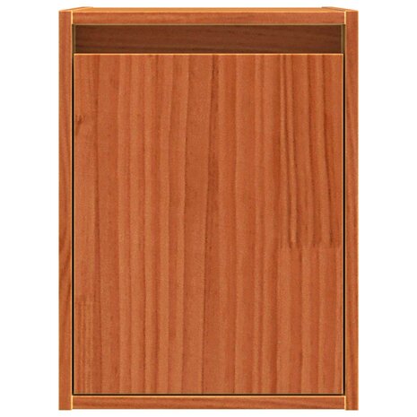 Wandkast met opslag Wasbruin 30 x 30 x 40 cm Massief grenenhout 6
