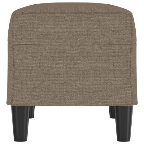 Bankje 70x35x41 cm stof taupe 4