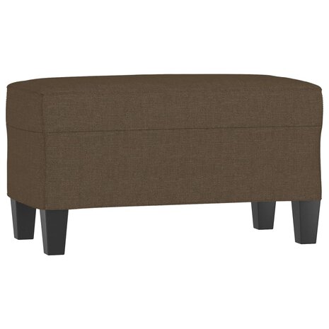 Bankje 70x35x41 cm stof bruin 2