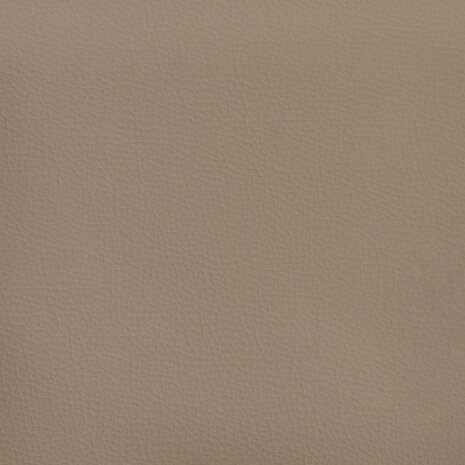 Bankje 70x35x41 cm kunstleer cappuccinokleurig 6