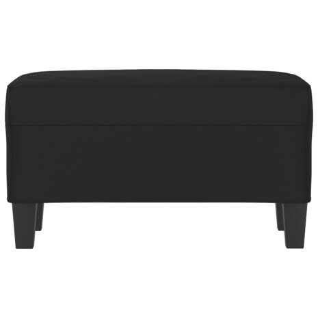 Bankje 70x35x41 cm microvezelstof zwart 3