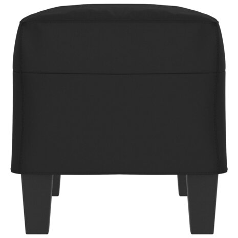 Bankje 70x35x41 cm microvezelstof zwart 4