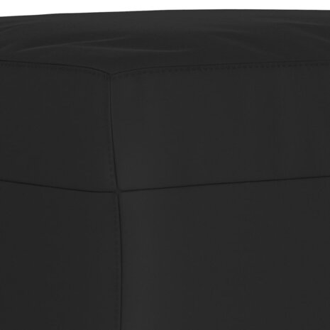 Bankje 70x35x41 cm microvezelstof zwart 5