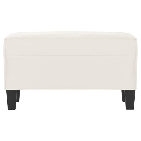 Bankje 70x35x41 cm microvezelstof beige 3