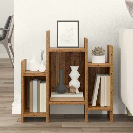 Bijzetkast Oudhout 60 x 26 x 60 cm Bewerkt hout 4