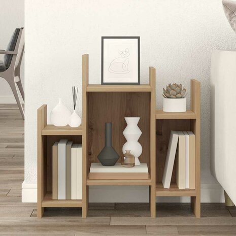 Bijzetkast Artisan Eiken 60 x 26 x 60 cm Bewerkt hout 4