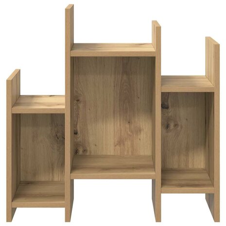 Bijzetkast Artisan Eiken 60 x 26 x 60 cm Bewerkt hout 5