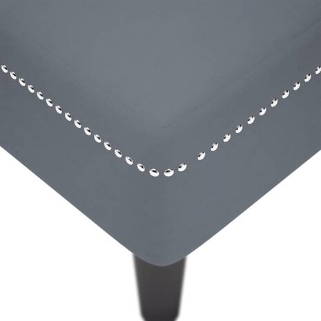 Chaise longue met kussen&rechterarmleuning fluweel donkergrijs 7