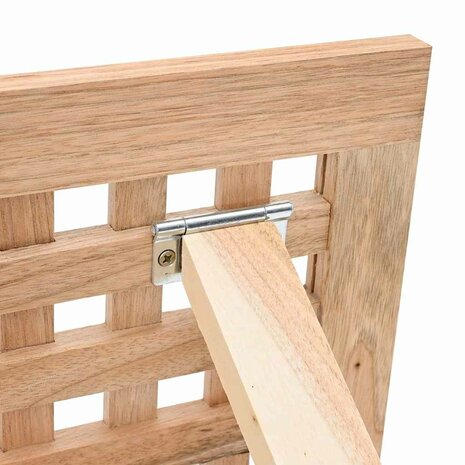 Salontafel Bruin 33 x 33 x 40,5 cm Massief Notenhout 9