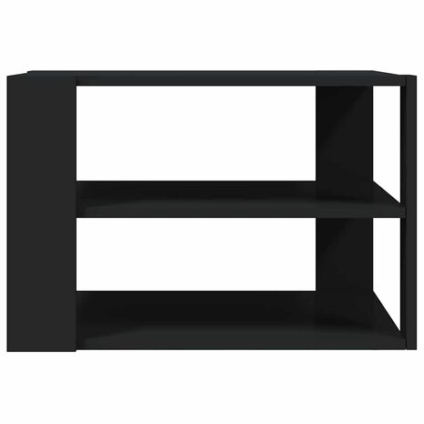 Salontafel 58x58x40 cm bewerkt hout zwart 4