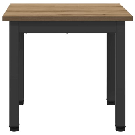 Salontafel Ambachtelijk eiken 40 x 40 x 36 cm Bewerkt hout 5