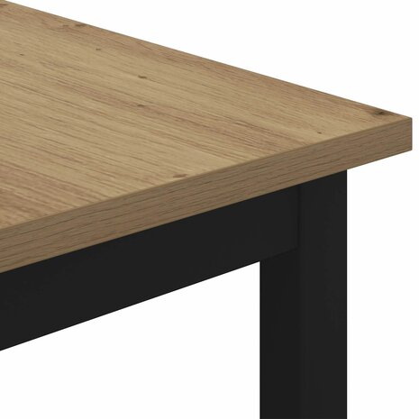Salontafel Ambachtelijk eiken 40 x 40 x 36 cm Bewerkt hout 7