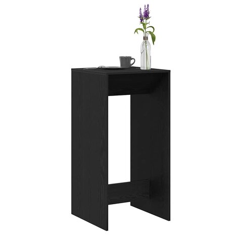 Bartafel Zwart Eiken 51 x 50 x 103,5 cm Bewerkt hout 3
