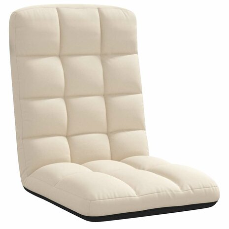 Opvouwbare vloerstoel linnen 71x51x62 cm 2