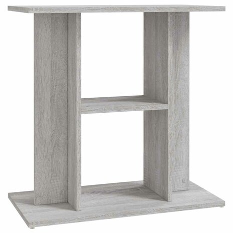 Aquariumstandaard Sonoma Grijs 60x30x60 cm Bewerkt Hout 2