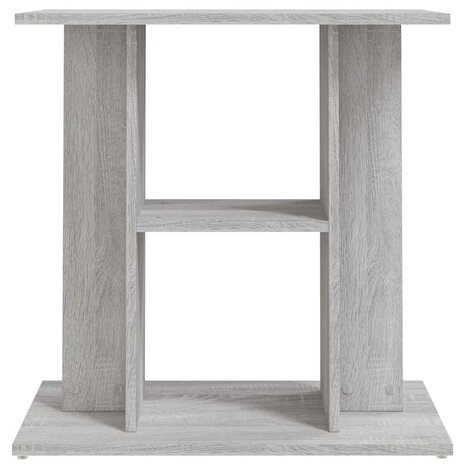 Aquariumstandaard Sonoma Grijs 60x30x60 cm Bewerkt Hout 4