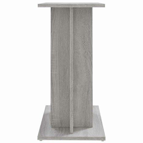 Aquariumstandaard Sonoma Grijs 60x30x60 cm Bewerkt Hout 5